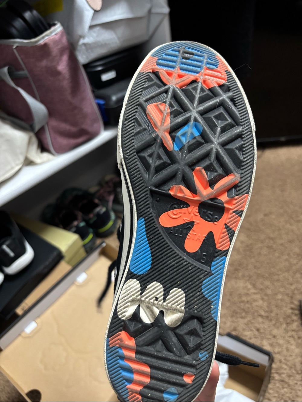 Converse Black High-Top day of the dead size Women’s 7 - Picture 6 of 8